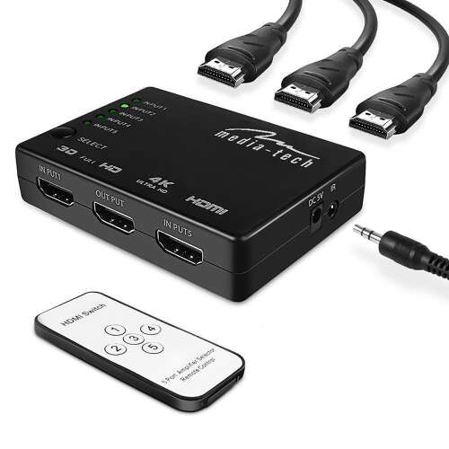 Media-Tech 5 port HDMI Switch 4K