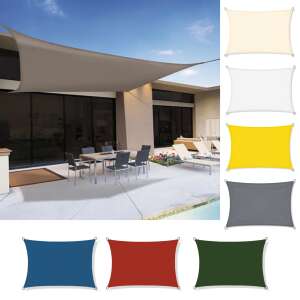 ZLT Deluxe Square Sunsail 2x4m 160g/m2 - Various