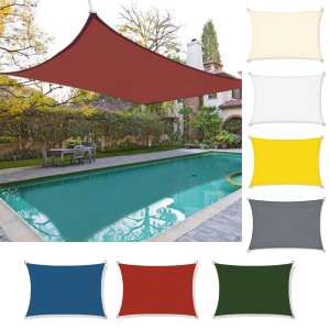 ZLT Deluxe square sun sail 3x2m 160g/m2 - Various