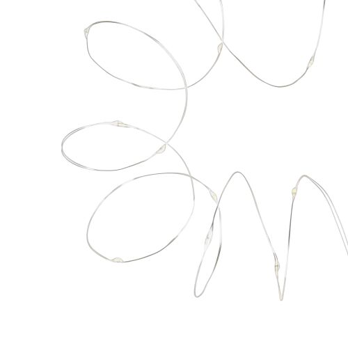 Lumini de Crăciun de interior 50 mini LED-uri (alb cald) 5,2m pe baterii Rebel