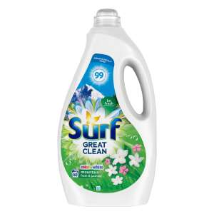 Течен препарат за пране Surf Mountain Fresh & Jasmine, 3L, 60 пранета - Детергент