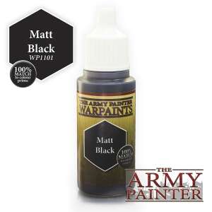 The Army Painter: Warpaints - Matt Black (2022)1x18ml festék