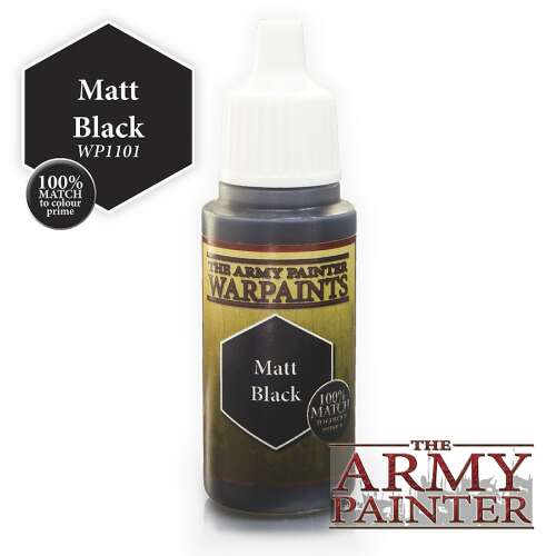 The Army Painter Warpaints Matt Black 18ml akrilfesték