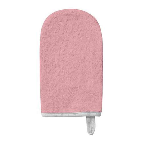 Różowa frotte rękawica do mycia dla niemowląt BabyOno