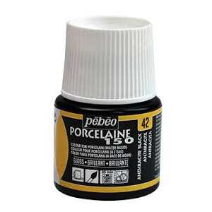 Pebeo Porcelán 150 45ml. - 42 antracit fekete porcelánfesték