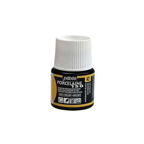 Pebeo Porcelán 150 45ml. - 42 antracit fekete porcelánfesték 108398237