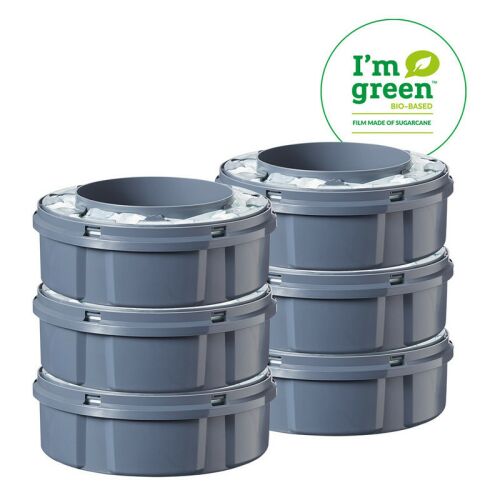 Tommee Tippee Twist and Click utántöltő kazetták, 6 darabos csomag, bio alapú fólia