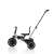 Zopa Razor 3 in 1 trike with push handle, Lunar Grey, side view