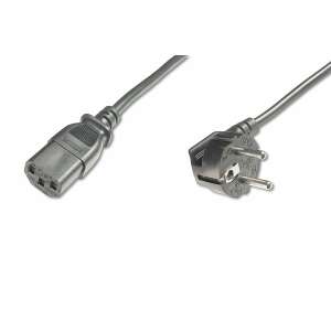 Assmann Power Cord, CEE 7/7 (Typ-F) 90° Szögben - C13 AK-440100-050-S 93416436 - Assmann
