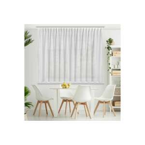 Simone fehér átlátszó függöny mennyezeti sínhez, 300x170 cm - Függöny