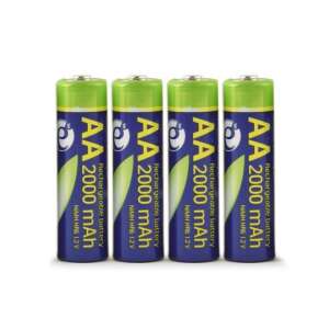 Baterii reîncărcabile Gembird AA Ni-MH de 2000 mAh, pachet de 4 - Gembird