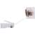 Conector Gembird RJ45, transparent, pentru cablu LAN CAT5 solid