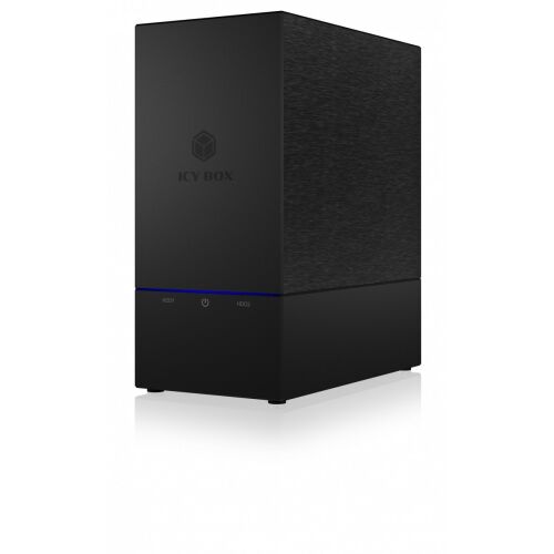 ICY BOX IB-RD3621-C31 2-rekeszes merevlemez ház - Elölnézet