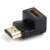 Közelkép a Gembird HDMI derékszögű adapterről
