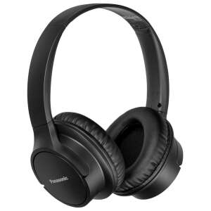 Panasonic RB-HF520BE-K Wireless Headphones Black, over-ear headphones with microphone, Bluetooth, 10m range - Peripheral
