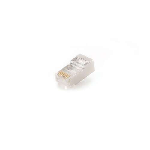 GEMBIRD PLUG6SP/10 Gembird Netzwerkstecker RJ45 (10 Stück) FTP, Kat. 6, 8P8C, 30U, für Draht und Leitung
