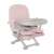 Kikkaboo Pappo 2020 rózsaszín összecsukható etetőszék babáknak és kisgyermekeknek, tálcával és 3 pontos biztonsági övvel