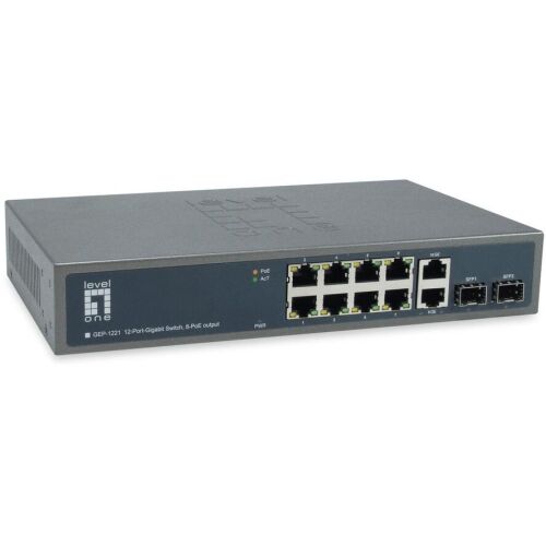 LevelOne GEP-1221 12-Port Gigabit Switch GEP-1221 138628610
