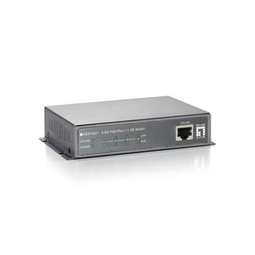 LevelOne GEP-0521 4 GE PoE Plus + 1 GE Switch GEP-0521 84255962
