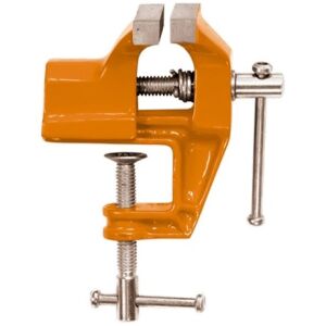 Narancssárga asztali satu, kis rögzíthető satu fa- és fémmegmunkáláshoz - Fényképezőgép táska & tok