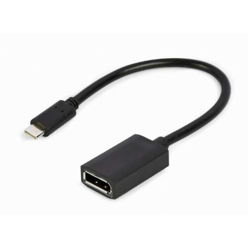 Adaptér Gembird A-CM-DPF-02 USB Type-C na DisplayPort, čierny