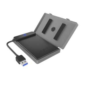 Raidsonic IcyBox IB-AC603B-U3 2.5 inch USB 3.0 Carcasă Externă HDD deschisă cu SSD - RaidSonic
