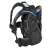 Cullmann Ultralight sports DayPack 300 fényképezőgép hátizsák, fekete, oldalnézet, amely a hidratációs rendszert mutatja
