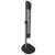 Luxeva PRO FR 2500W infrared patio heater, black, side view