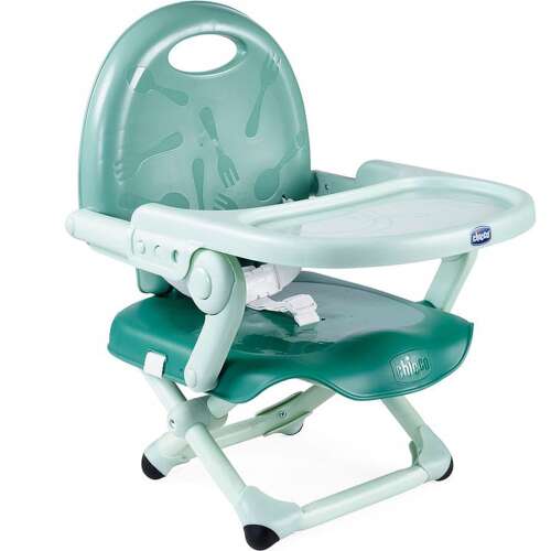 Chicco Pocket Snack Sklopiva Stolica za Hranjenje, Sage Green