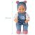 Little Smoby Baby doll with blue outfit and hat, 30cm size