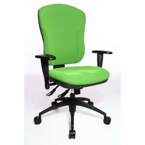 Topstar Wellpoint 30 SY green ergonomic office chair with adjustable height and armrests - Office chair