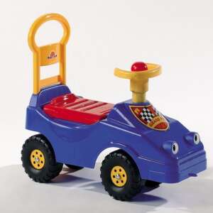 Niebieski Dorex Baby Taxi zabawka do jazdy z kierownicą i klaksonem - Babitaxi