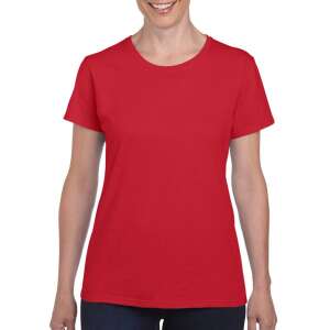 Gildan heavy GIL5000, rövid ujjú környakas Női pamut póló, Red-S 78246938 Női pólók
