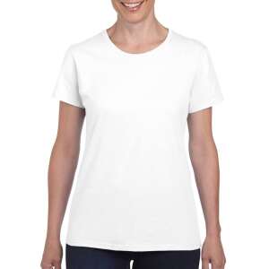 Gildan heavy GIL5000, rövid ujjú környakas Női pamut póló, White-S 78247336 Női pólók