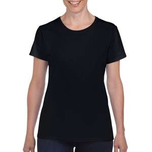 Gildan heavy GIL5000, rövid ujjú környakas Női pamut póló, Black-XL 78248133 Női pólók