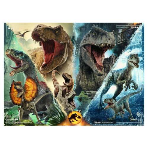 Jurassic World Dominion XXL 100-teiliges Puzzle mit Dinosauriern aus dem Film