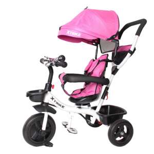 X-Trike Comfort wendbares Dreirad mit Bremsrädern und Hupe #pink