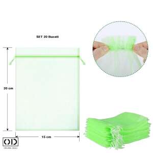 ORIGINAL DEALS fruit protection bags, set of 20, green, 15 x 20 cm - Landscaping