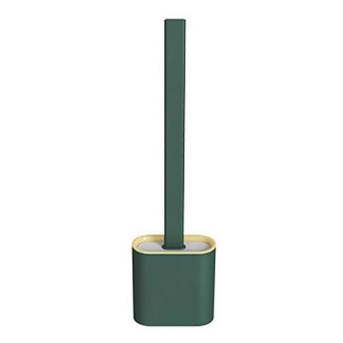 ORIGINAL DEALS Szilikon WC-kefe öntapadó falra rögzíthető tartóval, sötétzöld