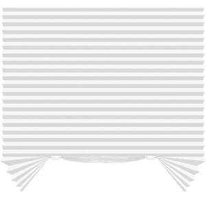 Самозалепващи плъзгащи се щори Original Deals, бяло, 60 x 150 cm - Текстил за дома