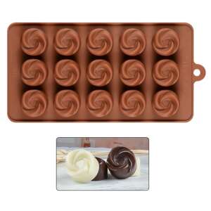 Силиконова форма Original Deals за домашен шоколад, бонбони, желе или ледени кубчета, рози, 21 x 10 x 1 cm - Форма за печене