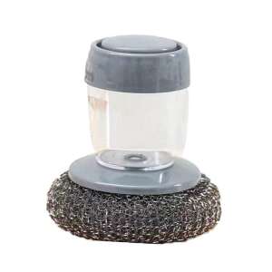 Четка за миене на съдове Original Deals с дозатор за сапун и 2 резерви, универсална за миене на съдове в кухнята, 9 x 10 cm - Почистваща гъба, четки