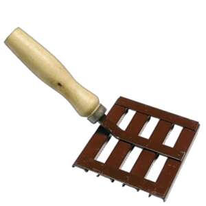 Pferdekamm mit Holzgriff - Reiten