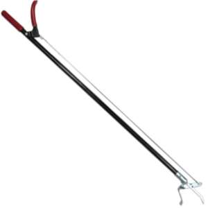 Clește de gunoi de 78 cm cu mâner roșu