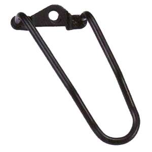 Fekete acél váltóvédő kerékpárhoz, 170mm - Kerékpár hajtás