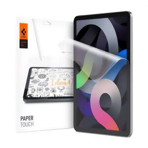 Spigen Paper Touch képernyővédő fólia iPad-hez, teljes képernyős, ívelt szélű, tokbarát, átlátszó - Spigen