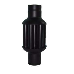 Black heat exchanger for chimney, 160/650mm - Fireplace & Stove
