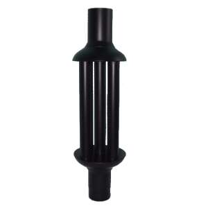 Black heat exchanger for chimney, 120/1000mm - Fireplace & Stove