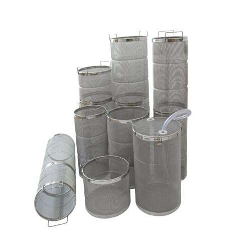 Saválló mustszűrő fi 302x750, stainless steel mesh filter for juice and wine making