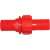Red 3/4 inch hose connector